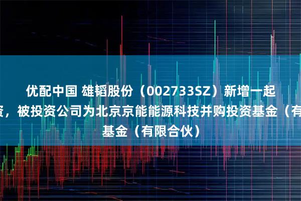 优配中国 雄韬股份（002733SZ）新增一起对外投资，被投资公司为北京京能能源科技并购投资基金（有限合伙）